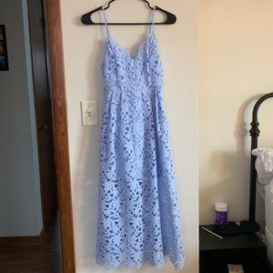 ASTR the label lace midi dress